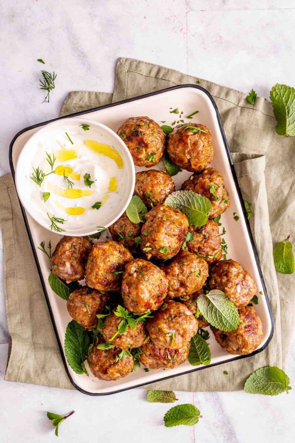 Savory Lamb Meatballs